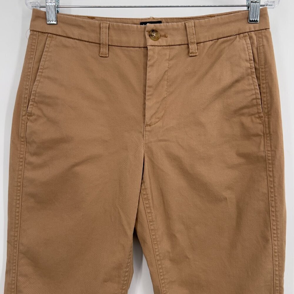 J.Crew High-Rise Girlfriend Chino Pants Khaki Tan Size 4 - Picture 2 of 13